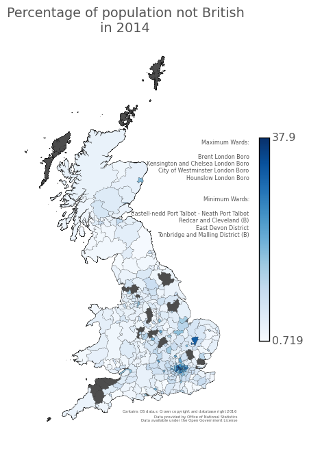 Immigration map